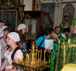 Божественная Литургия в день памяти Преподобного Сергия Радонежского